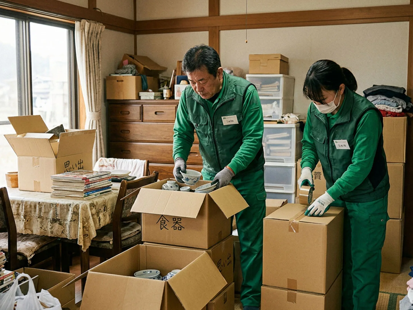 空き家や実家の家財整理イメージ